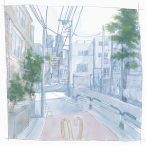 水色の街について jacket